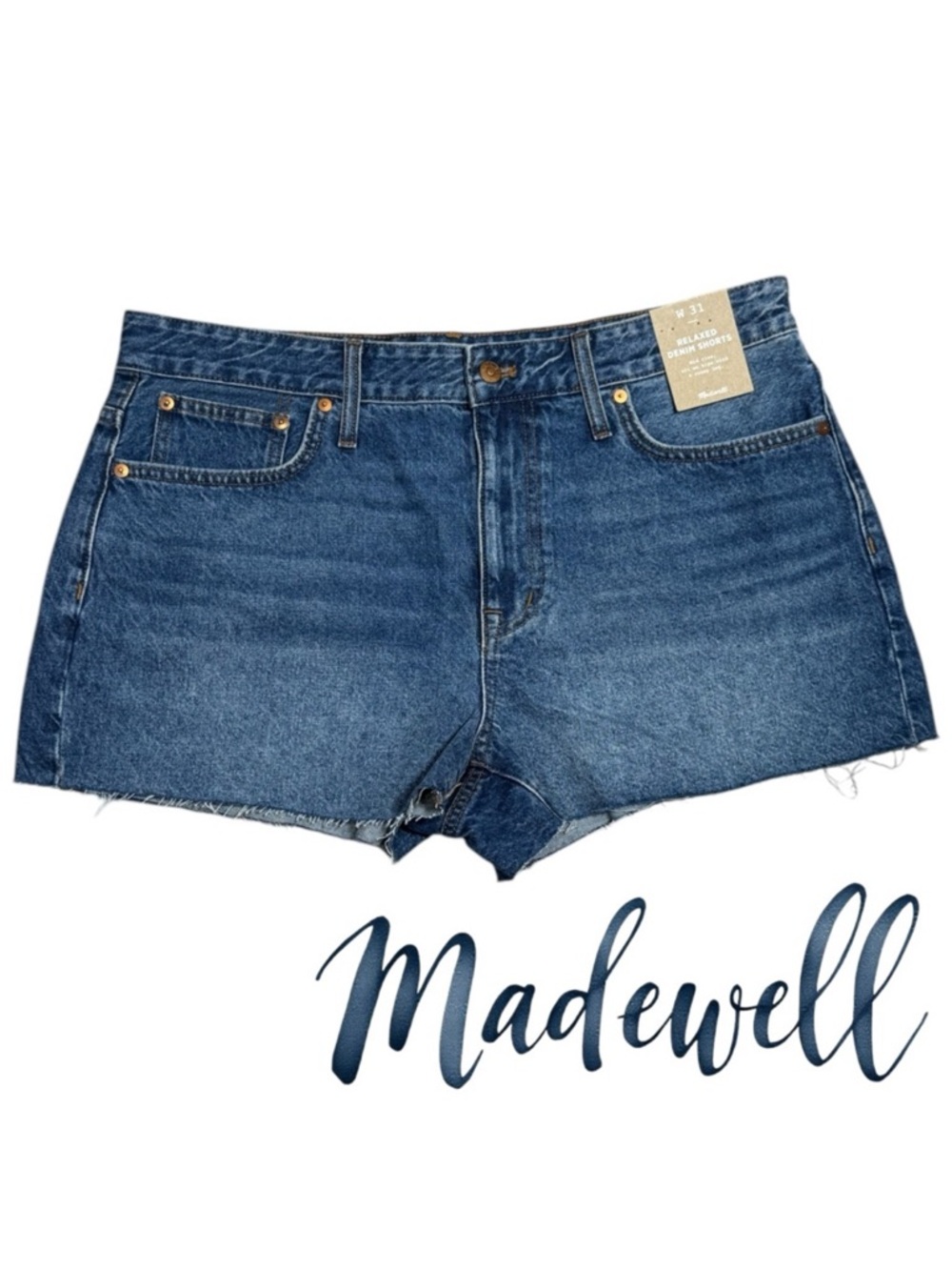 MADEWELL Relaxed Denim Shorts Size 31